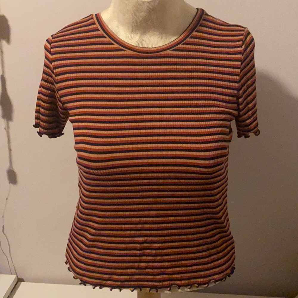 AE striped shirt size medium